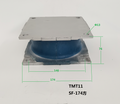 Roller Shock Absorption Rubber 165 Round