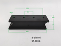 Roller Shock Absorption Rubber 179 Square Short